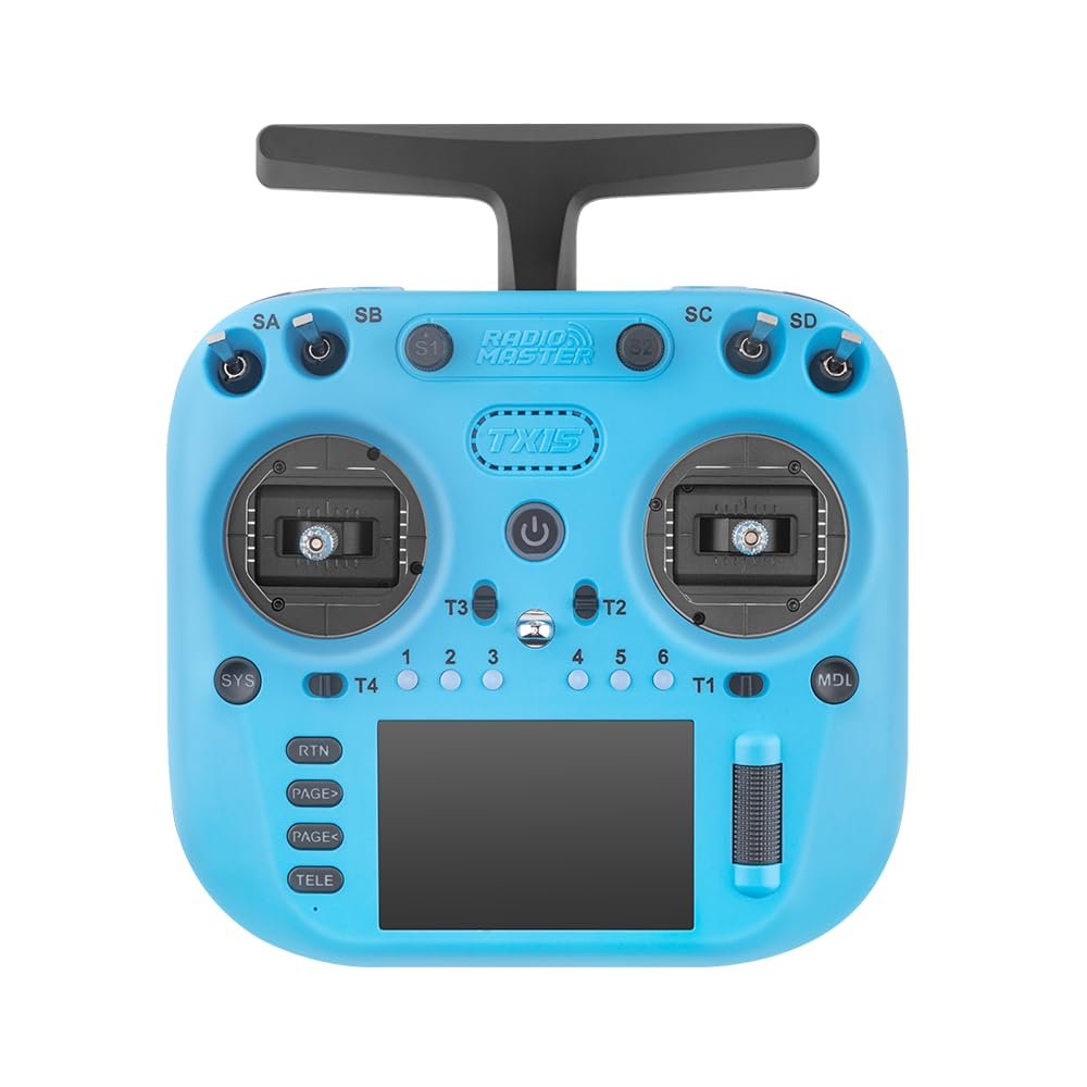 RadioMaster TX15 ExpressLRS Hall Gimbals IPS Touchscreen Radio Controller Mode 2 (Blue)
