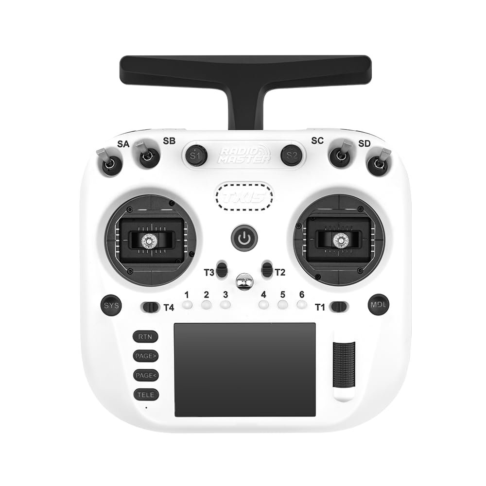 RadioMaster TX15 ExpressLRS Hall Gimbals IPS Touchscreen Radio Controller Mode 2 (White)