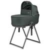 PEG Culla Flex Bassinet with Height Adjustable Stand, Metal (Sage Green) view 1