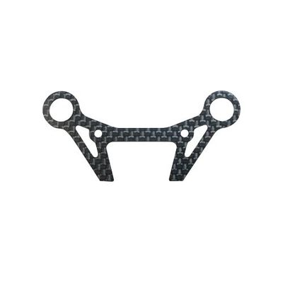 Carbon Front Body Mount Plate: MTC2/MTC2R/2FWD / Mugen Seiki / A2417a