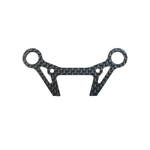 Carbon Front Body Mount Plate: MTC2/MTC2R/2FWD / Mugen Seiki / A2417a