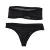 1/6 Scale Female Clothes, Women Figure Doll Clothing, Top and Bottom Underwear Set Costume for 12inch Action Figure, Black view 1