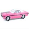 1970 Dodge Challenger R/T Hardtop 440 Six Pack - Panther Pink w/ White Top & Interior Diecast 1:18 Scale Model by GREENLIGHT view 2