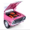 1970 Dodge Challenger R/T Hardtop 440 Six Pack - Panther Pink w/ White Top & Interior Diecast 1:18 Scale Model by GREENLIGHT view 3