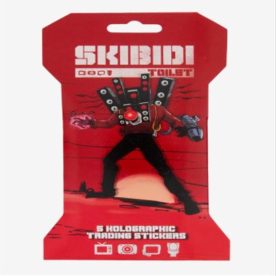 BoxLunch Skibidi Toilet Holographic Trading Stickers Mystery Pack Multi None