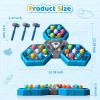 WAYKEE Whack a Game Mole, Toys for 3 4 5 6+ Year Old Boys Girls, Whack a Game for Kids, Gifts for 3-12 Year Old Boys Girls, Interactive Educational Toys with Multiplayer Hammers Sound and Light view 3