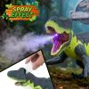 QPOU Remote Control Dinosaur Toy for Kids - Best Birthday Gifts for Boys Ages 3-5 4-7 8-12 Year Old, Interactive Walking Dino with Sound Effects, Spray and Lights view 3