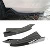 2 Pcs Car Rear Bumper Lip Spoiler for Lexus RC 2014-2024,Diffuser Spoiler Side Fin Corner Splitter Fins Scratch Protector Decoration Accessories,Carbon Fiber-A view 1