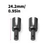 RC Differential Cup For Tamiya M07/M08/TA06/TD2/XV01 1/10 2 Pieces Steel Gearbox Connector Cup Differential Cup Remote Control Crawler Car Upgrade Accessories view 2