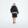 1/12 Action Figure Clothes,Jacket Coat,T Shirt and Shorts for 6 inch Action Figures,1:12 Scale Miniature Clothing,Jacket Coat Suits (Black Jacket Suits) view 3