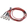 Compatible with 1/5 1/8 1/10 1/12 1/16 Remote Control Vehicle Upgrade Modification Parts Accessories 4pcs Light Kit 5mm RC Car Upgrade Parts view 1