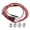 Compatible with 1/5 1/8 1/10 1/12 1/16 Remote Control Vehicle Upgrade Modification Parts Accessories 4pcs Light Kit 5mm RC Car Upgrade Parts view 2