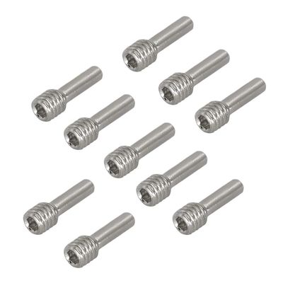 10pcs M3x12mm M4x12mm Screw Set Bumper Pin Screws Middle Axle Bolt For 1 10 Scale RC Crawler Car Models Compatible With Various 1 10 RC Vehicles(10PCS M4)