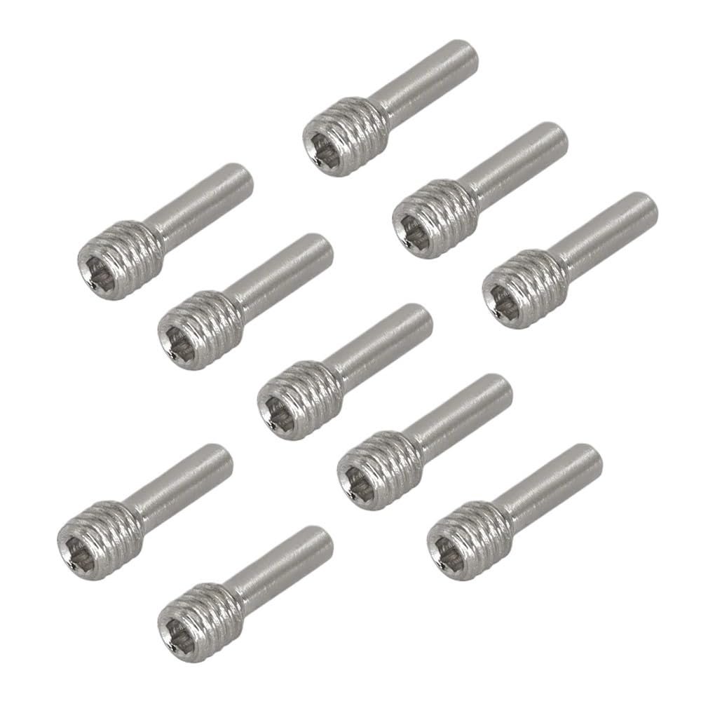 10pcs M3x12mm M4x12mm Screw Set Bumper Pin Screws Middle Axle Bolt For 1 10 Scale RC Crawler Car Models Compatible With Various 1 10 RC Vehicles(10PCS M4)