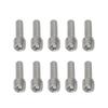 10pcs M3x12mm M4x12mm Screw Set Bumper Pin Screws Middle Axle Bolt For 1 10 Scale RC Crawler Car Models Compatible With Various 1 10 RC Vehicles(10PCS M4) view 4