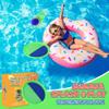 Aunnitery Outdoor Games - Beach Toys, Toss and Ball Set with 4 Paddles and 3 Balls, Perfect Yard Games Sets, Playground Sets for Backyards Easter Birthday for Kids/Adults/Family (Green) view 3