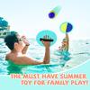 Aunnitery Outdoor Games - Beach Toys, Toss and Ball Set with 4 Paddles and 3 Balls, Perfect Yard Games Sets, Playground Sets for Backyards Easter Birthday for Kids/Adults/Family (Green) view 4