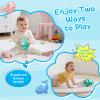WAYPIN SION Crawling Dancing Octopus Toy for Kids  Rechargeable Interactive Sensory Toy with LED Lights & Music,Fun Tummy Time Gift for Birthdays & Holidays (Green) view 3