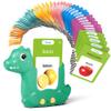 Bilingual Spanish and English Talking Flash Cards for Toddlers 1-3, Montessori Learning Toys with 31 Themes, Pocket Speech Toys for Language Development, Speech Therapy Toys, Sensory Learning view 1