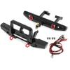 37g Front and 26g Rear Bumper - CNC Aluminum Bumper with Light for 1/18 RC Crawler TRX4M Defender Upgrade (B) view 1