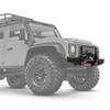 37g Front and 26g Rear Bumper - CNC Aluminum Bumper with Light for 1/18 RC Crawler TRX4M Defender Upgrade (B) view 3
