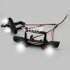 37g Front and 26g Rear Bumper - CNC Aluminum Bumper with Light for 1/18 RC Crawler TRX4M Defender Upgrade (B) view 4