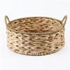 2 - Piece Round Water Hyacinth Storage Baskets for Organizing Round Wicker Basket Household Essentials Wicker Baskets for Bathroom/Nursery/Shelves/Clothes/Closet view 1
