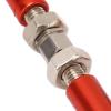 2PCS RC Steering Link Rod Servo Pull Linkage Arm Aluminium Alloy RC Car Parts for MJX 14210 14209 16208 16209 1/14 (Red) view 3