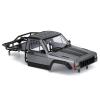 1/10 RC Hard Shell Cab & Back-Half Cage Body Shell Kit for 1/10 RC Crawler TRX4 SCX10 90046 AT4 GEN 8 Scout II,313mm Wheelbase Cherokee Upgrade and Modify (Silver Gray) view 4