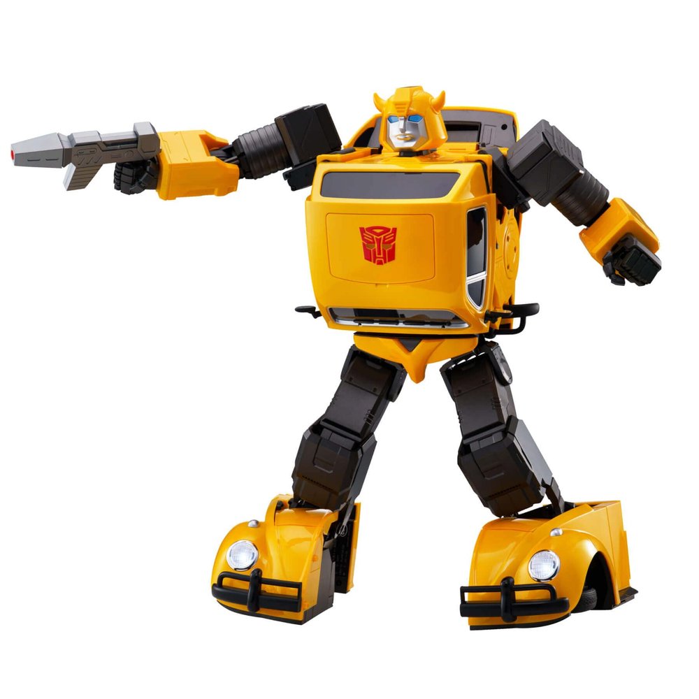 Robosen Bumblebee Flagship Transformer Robot Toy  Auto-Converts Beetle to G1 Bumblebee, 14.84", Voice & App Control, 67 Microchips, 31 Joints, Programmable, Collector's Edition