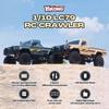 EAZYRC YKHOBBY 1/10 Scale 4X4 RC Rock Crawlers- LC79 Style 4WD Off-Road RC Rock Trucks, Manual Diff Locks, 2-Speed Transmission, Upgradeable Brushed Motor, 4WD Off-Road RS for Adults & Teens view 2