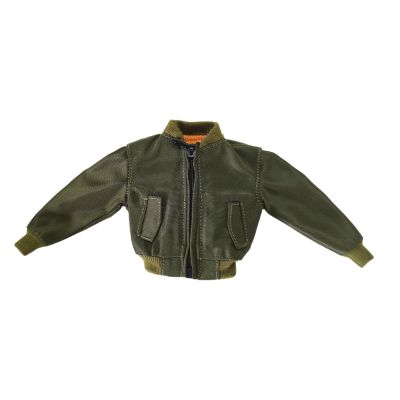 LINJXCMUXU 1/12 Action Figure Clothes,Jacket Coat for 6" Action Figures,1:12 Scale Miniature Clothing,6 inch Figure Clothes (Army Green Jacket)