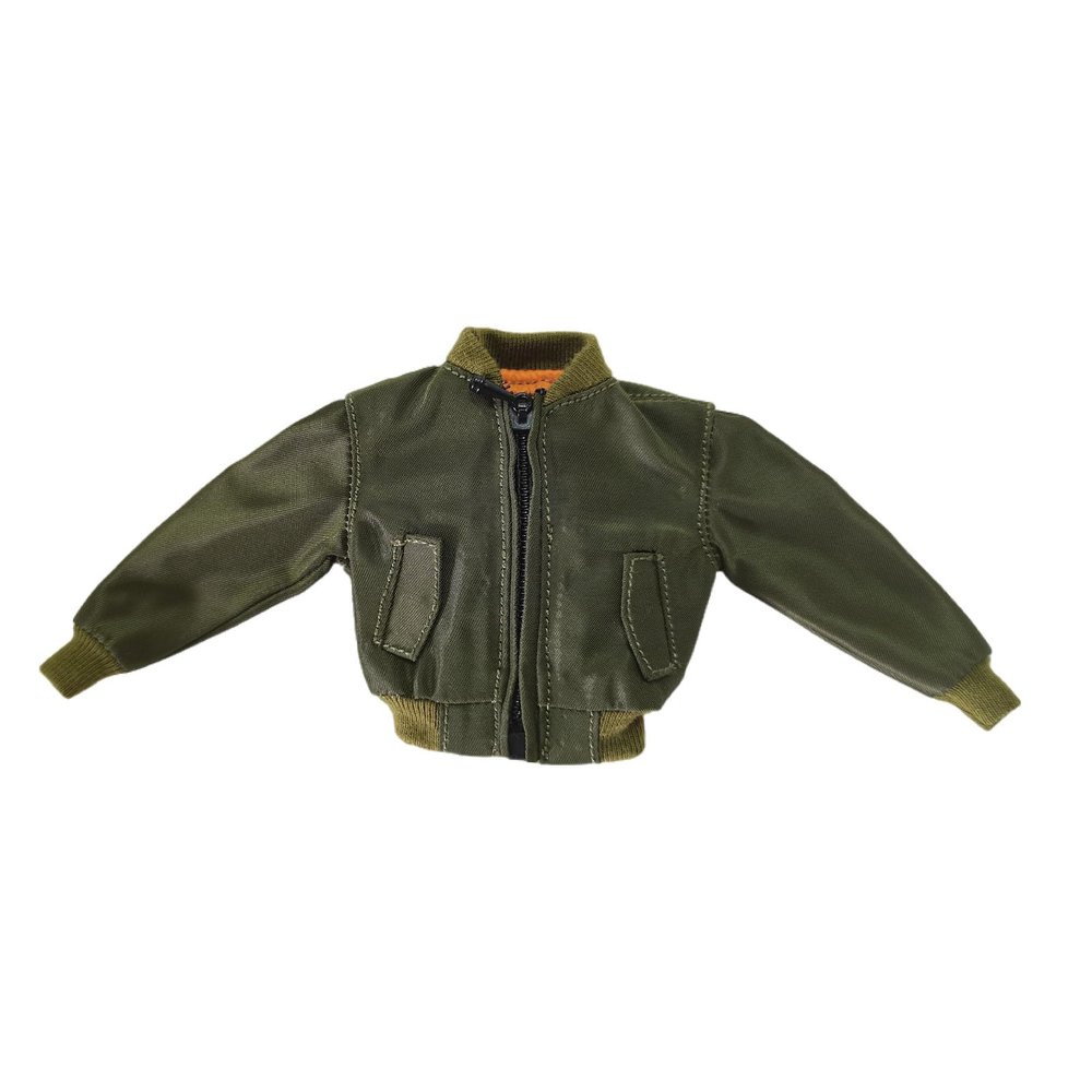 LINJXCMUXU 1/12 Action Figure Clothes,Jacket Coat for 6" Action Figures,1:12 Scale Miniature Clothing,6 inch Figure Clothes (Army Green Jacket)