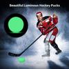 12 Glow-in-The-Dark Hockey Pucks, Self-Illuminating Green Pucks for Kids and Adults, Perfect for Outdoor Play, Parties & Gifts view 4