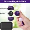 BUSOHA Silicone Fidget Balls - 6 Pack New Grade Fidget Toys Stress Balls for Adults Sensory Stone Travel Toys for Calming,Autism and ADHD,Gifts for Teens view 3