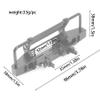 37g Front and 26g Rear Bumper - CNC Aluminum Bumper with Light for 1/18 RC Crawler TRX4M Defender Upgrade (A) view 2