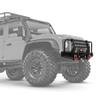 37g Front and 26g Rear Bumper - CNC Aluminum Bumper with Light for 1/18 RC Crawler TRX4M Defender Upgrade (A) view 3