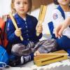 5-Piece Wooden Block Percussion Set - Instruments For Kids And Educators - Portable And Compact view 3
