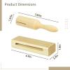 5-Piece Wooden Block Percussion Set - Instruments For Kids And Educators - Portable And Compact view 4