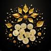 Tnyvm 10Pcs Gold Marbles Glow in The Dark Marbles for Glass Glass Ball Luminous Ball Runs for Marble Games DIY and Home Decoration, Dice and Marble Games(12mm/0.47in) view 4