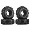 Compatible with Axial for SCX10 90046 AXI03007 for Tamiya CC01 D90 D110 4PCS 1.9" Rubber Tyre/Wheel Tires for 1:10 RC Rock Crawler RC Car Tyre Hub Wheels view 1