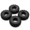 Compatible with Axial for SCX10 90046 AXI03007 for Tamiya CC01 D90 D110 4PCS 1.9" Rubber Tyre/Wheel Tires for 1:10 RC Rock Crawler RC Car Tyre Hub Wheels view 2