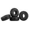 Compatible with Axial for SCX10 90046 AXI03007 for Tamiya CC01 D90 D110 4PCS 1.9" Rubber Tyre/Wheel Tires for 1:10 RC Rock Crawler RC Car Tyre Hub Wheels view 3