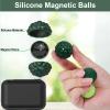 BUSOHA Silicone Fidget Balls - 6 Pack New Grade Fidget Toys Stress Balls for Adults Sensory Stone Travel Toys for Calming,Autism and ADHD,Gifts for Teens view 3