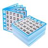 SEETOOOGAMES Disposable Bingo Cards Bulk- 1on Blue Paper (100 Books of 5 Sheets) for Large Groups view 1