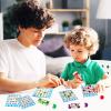 SEETOOOGAMES Disposable Bingo Cards Bulk- 1on Blue Paper (100 Books of 5 Sheets) for Large Groups view 2