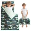 Viviland Toddler Kid Nap Mat for Preschool, Slumber Bag with Pillow and Blanket, Daycare Sleeping Bag Kindergarten Sleep Mat view 1
