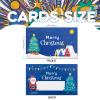100 PCS Christmas Scratch Off Cards, DIY Custom Christmas Scratch Off Stickers, Your Own Game Tickets for Prizes Gift Scratch Cards for Small Business Holiday Birthday Party Favors Games Supplies view 2