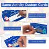 100 PCS Christmas Scratch Off Cards, DIY Custom Christmas Scratch Off Stickers, Your Own Game Tickets for Prizes Gift Scratch Cards for Small Business Holiday Birthday Party Favors Games Supplies view 3