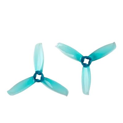 3 Inch 3028 Propeller 3CW 3CCW PC Props Compatible With 3inch Racing Drones RC Quadcopter(4Pairs Blue)